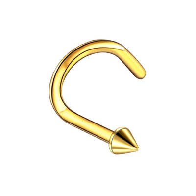 Nose stud - gold cone - NS-016