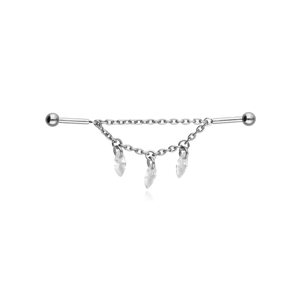 Titanium barbell - female thread - TSZ-007