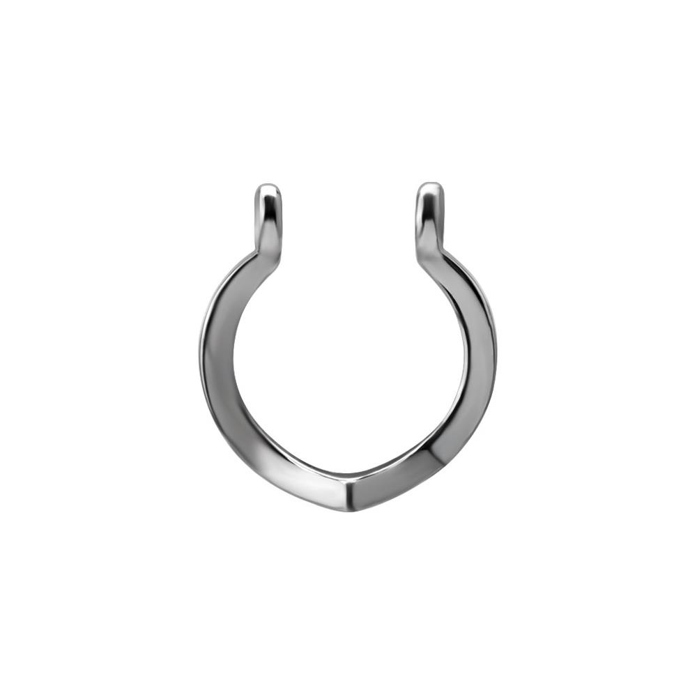 Decorative hoop for barbell - silver - D-001