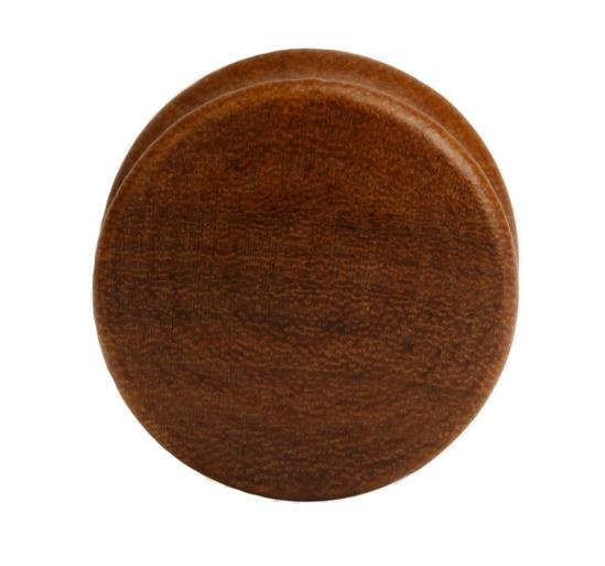 Brown wooden plug - ORGANIC - PT-031