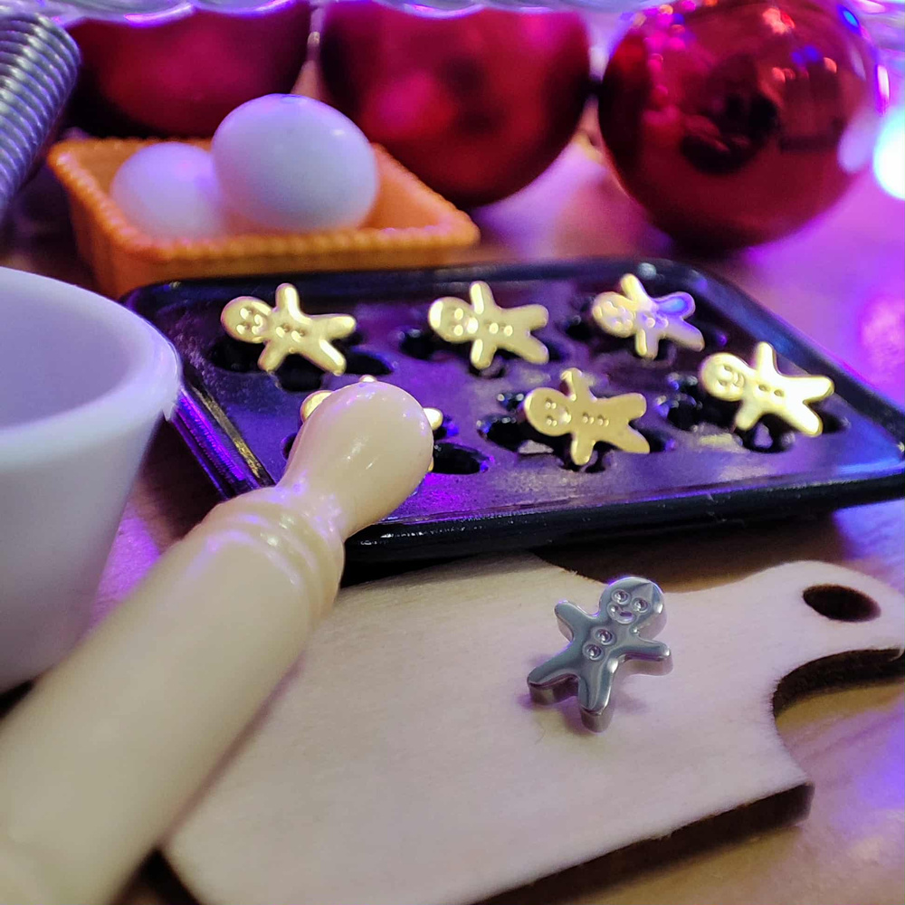 Titanium attachment for pins with light blue opal - TNA-034