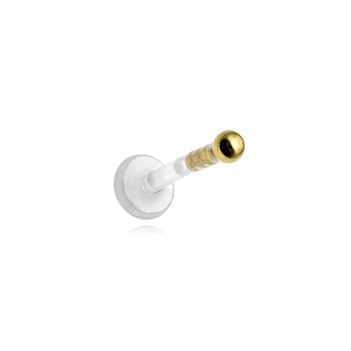 18K gold labret earring - GD18K-005