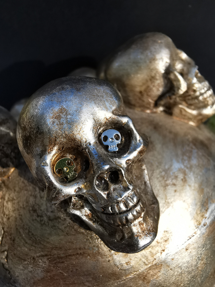 Titanium attachment for pins - skull - TNA-049