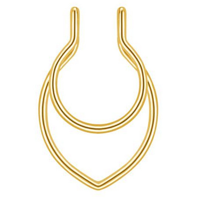 Fake septum gold - FNS-003